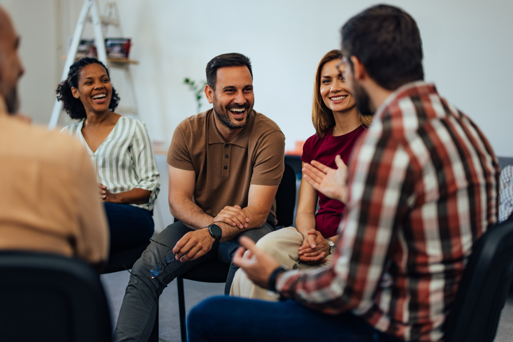 group therapy session for anxiety